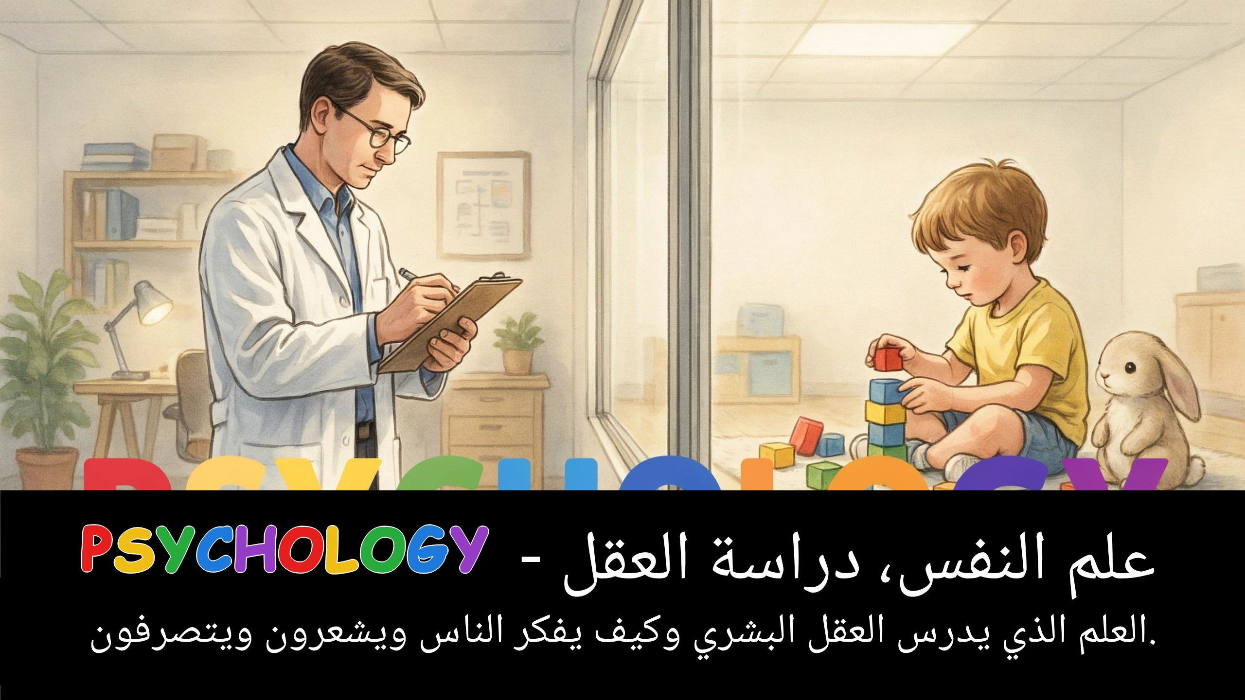 Arabic Illustration for psychology